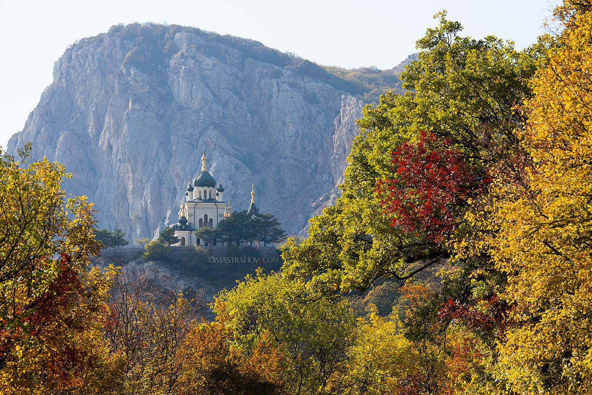 Осенний Крым Форос храм