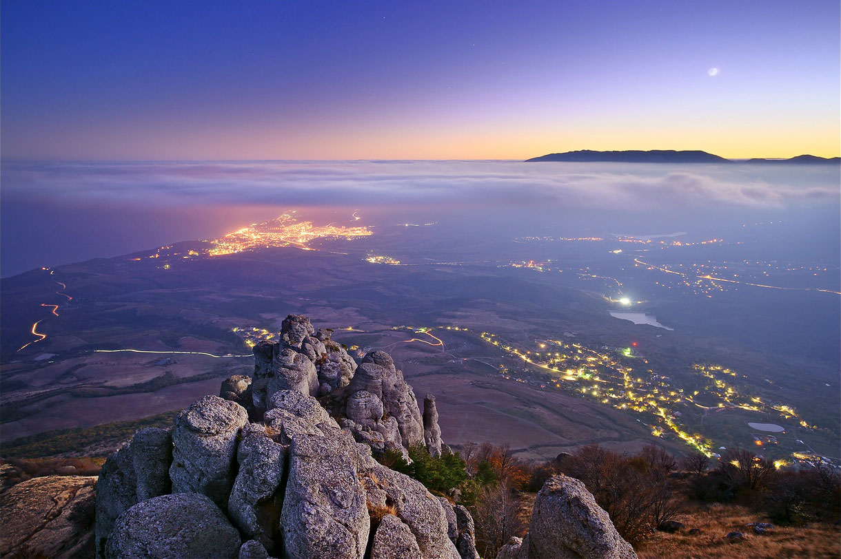 Алушта горы море