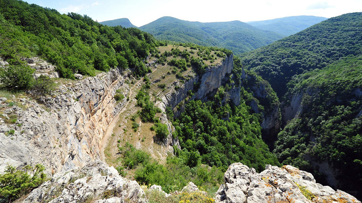 Каньон в Крыму Бахчисарай