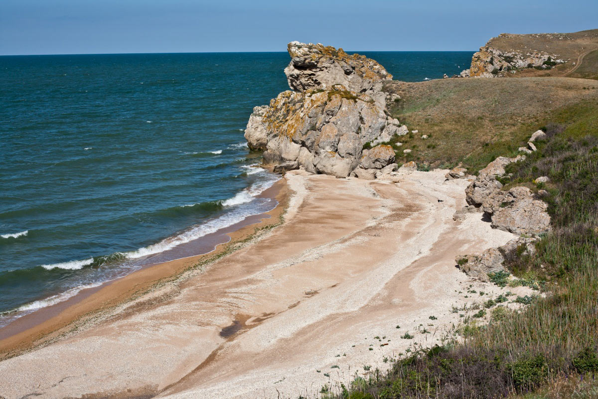 Пляжи керчи фото с описанием