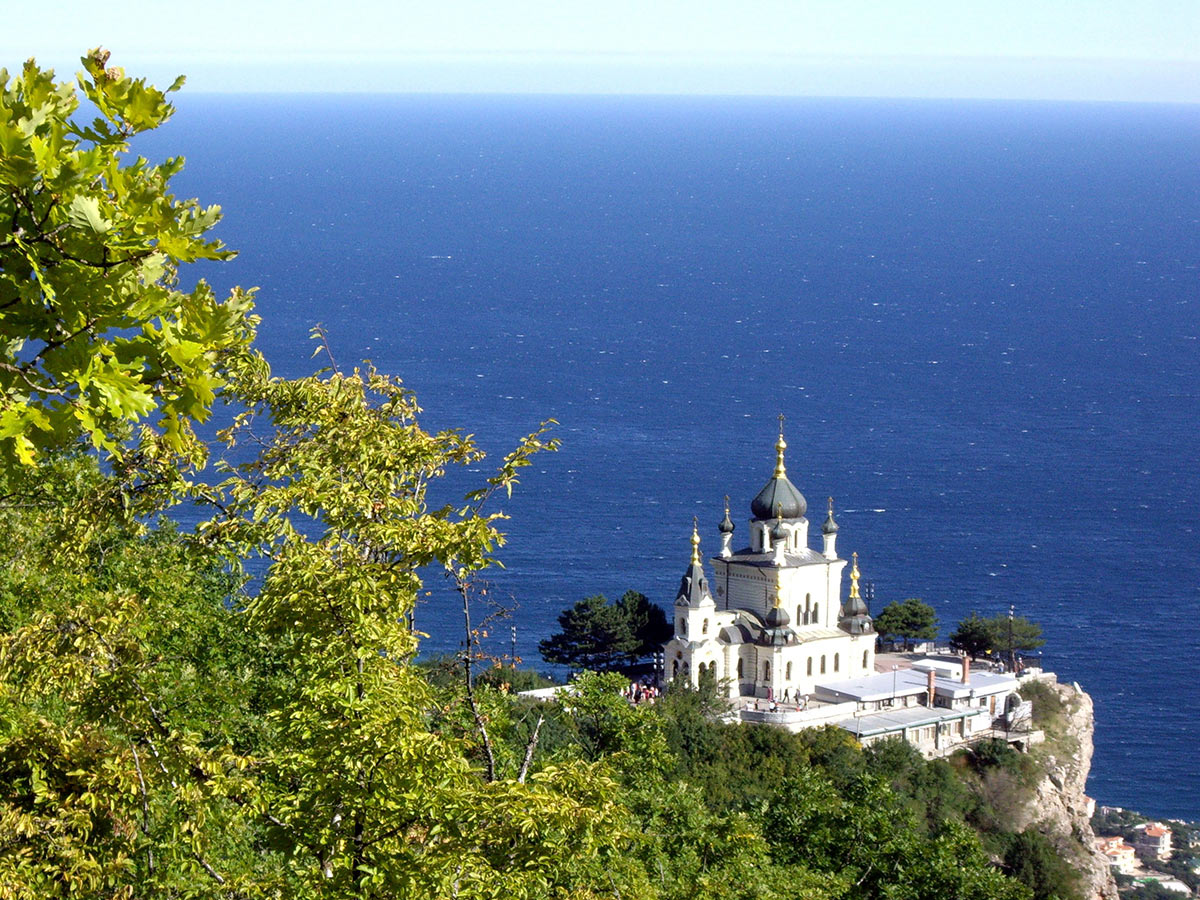 Крым Форос храм Воскресения Христова